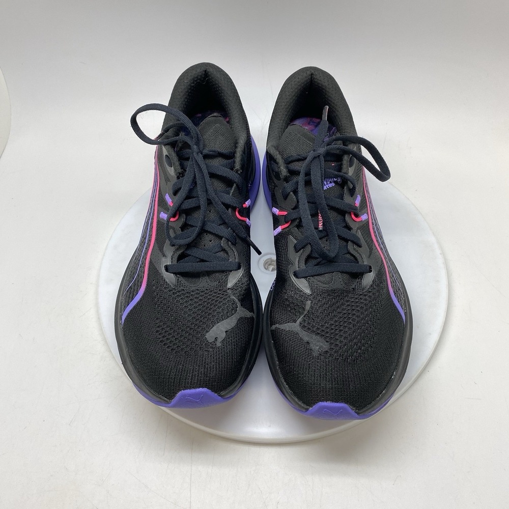 Puma Shoes Mens 9.5 Deviate Nitro TM 3 Dt DigiTokyo Black Running 312367-01 - Picture 2 of 10
